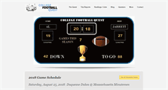 Desktop Screenshot of collegefootballquest.com